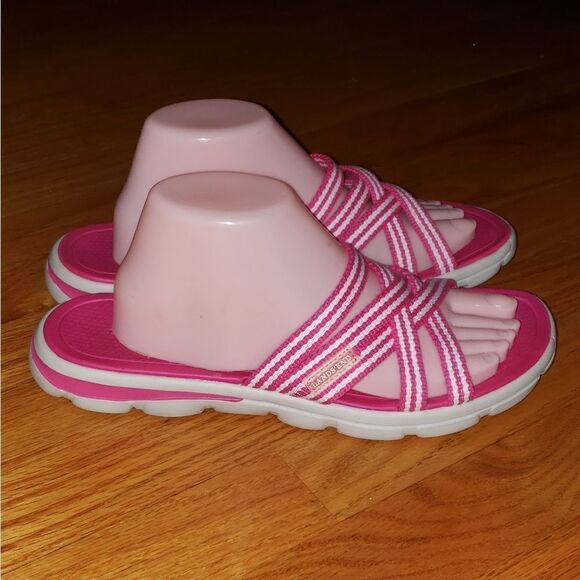 Lands End Pink Slip-On Flip flops - Picture 1 of 6